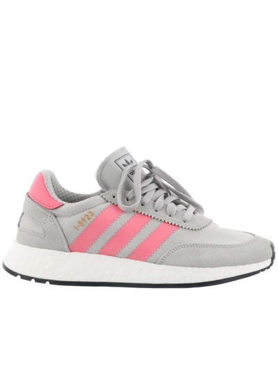 Adidas Originals Iniki Runner Sneakers In Grey Pink Black | ModeSens