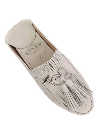 Shop Tod's Ballet Flats Shoes Women  In White