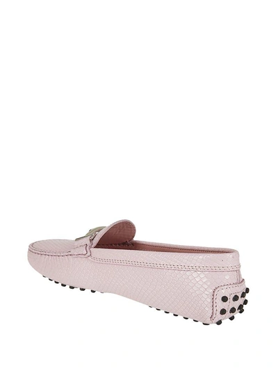 Shop Tod's Classic Loafers In Pink