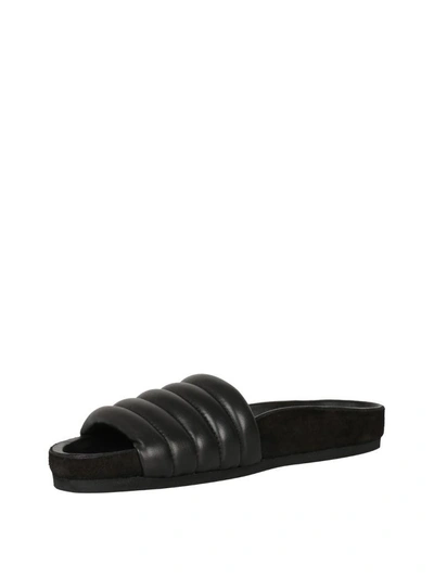 Shop Isabel Marant Hellea Leather Sandal In Nero