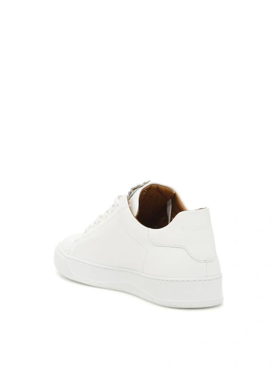 Shop Black Dioniso Flower Sneakers In White (white)