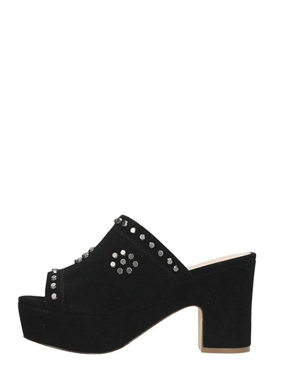 Shop Julie Dee Platform Mule In Black