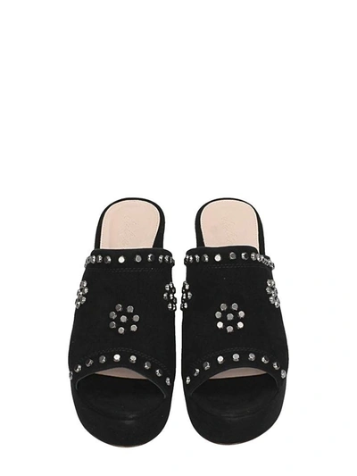 Shop Julie Dee Platform Mule In Black