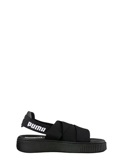 Shop Puma 365478  Platform Sandal Wnsblack In Nero