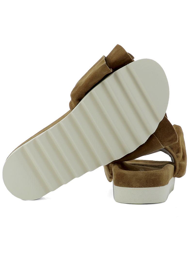Joshua Sanders Brown Suede Sandals ModeSens