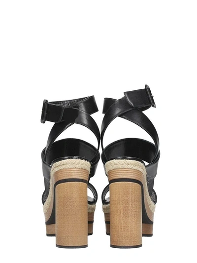 Shop Pierre Hardy Deck Sandals In Black