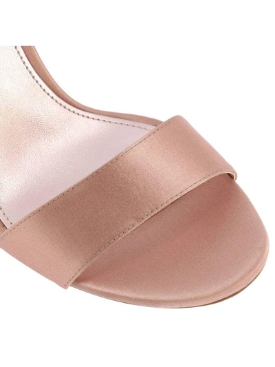 Shop Michael Michael Kors Heeled Sandals Shoes Women  In Powder