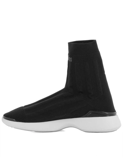 Shop Acne Studios Black Fabric Sneakers