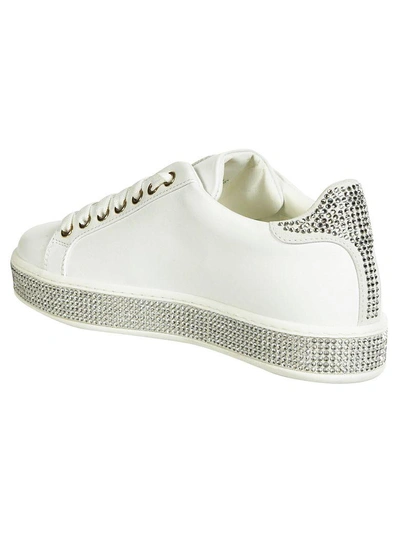 Shop Philipp Plein Jump On It Sneakers In White