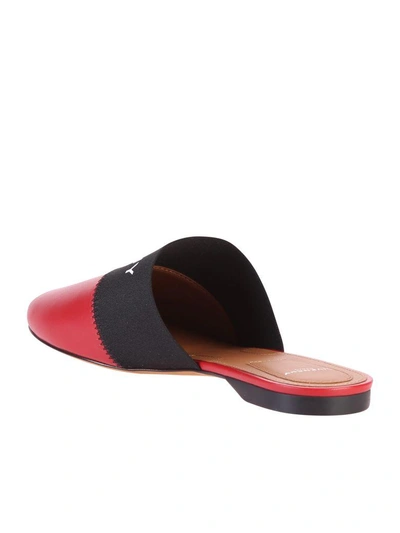 Givenchy Red Mules In Red