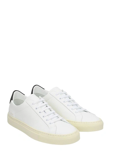 Shop Common Projects Original Achilles Retro Leather Sneakers In White