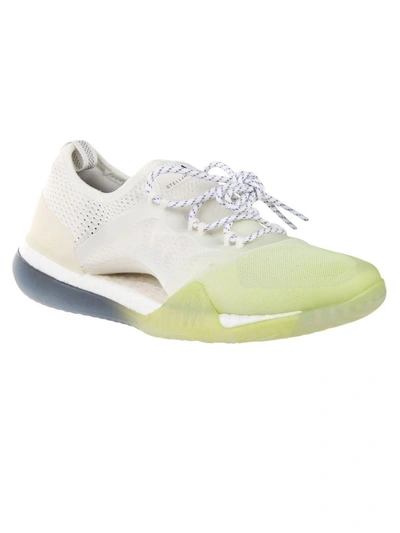 Shop Adidas By Stella Mccartney Pureboost X Tr 3.0 Sneakers In White Aero Lime Night