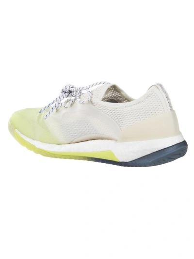 Shop Adidas By Stella Mccartney Pureboost X Tr 3.0 Sneakers In White Aero Lime Night