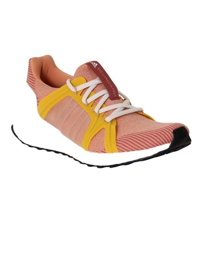 Shop Adidas By Stella Mccartney Peach Ultraboost Low Sneakers In Orange