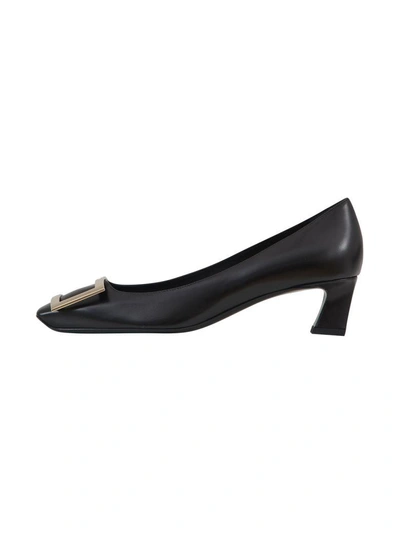 Shop Roger Vivier 4,5 Cm Trompette Pumps In Black