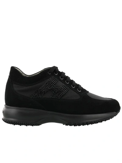 Shop Hogan Interactive Sneakers In Black