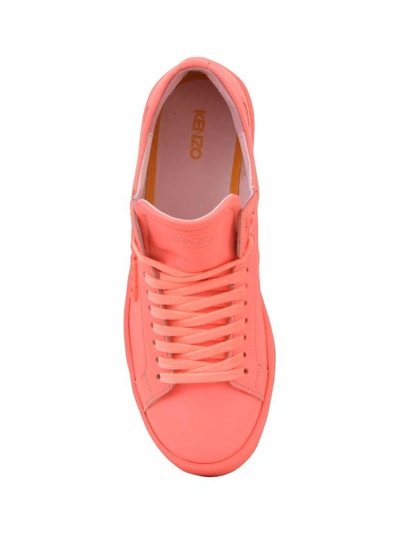 Shop Kenzo Logoed Low-top Sneaker In Pink