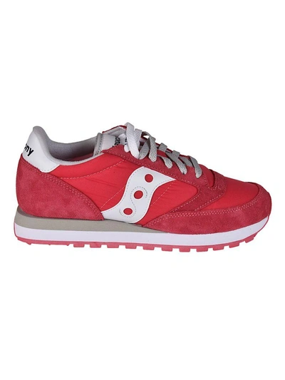 Shop Saucony Jazz Original Sneakers In Red/white