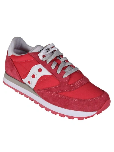 Shop Saucony Jazz Original Sneakers In Red/white