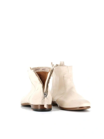 Shop Silvano Sassetti Ankle Boots Zip In White