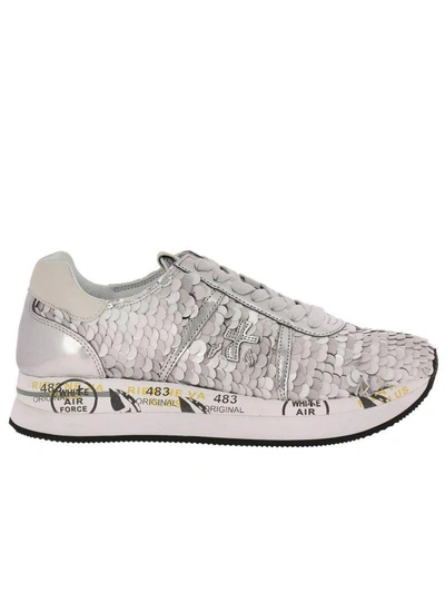 Shop Premiata Sneakers Shoes Women  In Silver