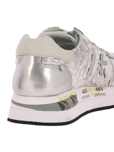 Shop Premiata Sneakers Shoes Women  In Silver
