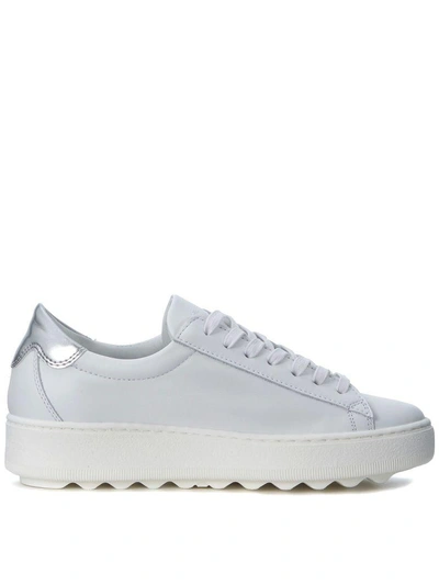 Shop Philippe Model Madeleine White Leather Sneaker In Bianco