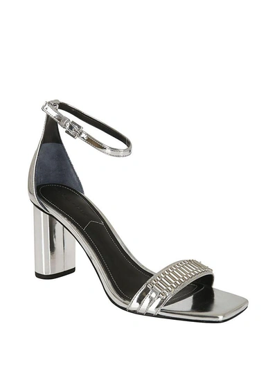 Shop Kendall + Kylie Embellished Sandals In Silver