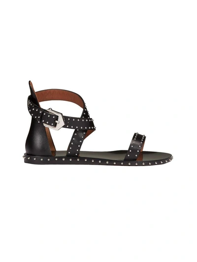Shop Givenchy Elegant Studded Sandals In Nero