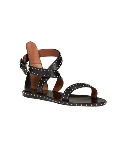 Shop Givenchy Elegant Studded Sandals In Nero