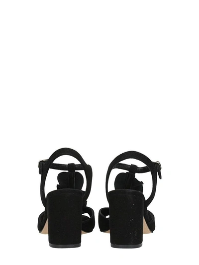 Shop Julie Dee Black Suede Sandals