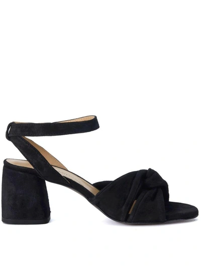 Shop Rebecca Minkoff Romy Black Suede Sandal In Nero