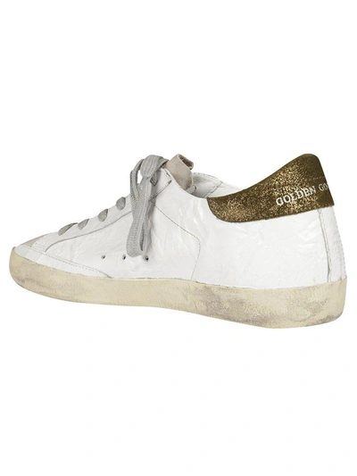 Shop Golden Goose Superstar Sneakers In Wrinkled White
