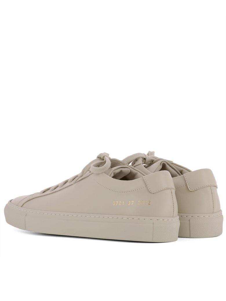 Common Projects Beige Leather Sneakers | ModeSens