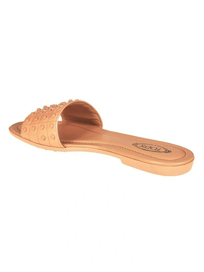 Shop Tod's Flat Shoes In Powder