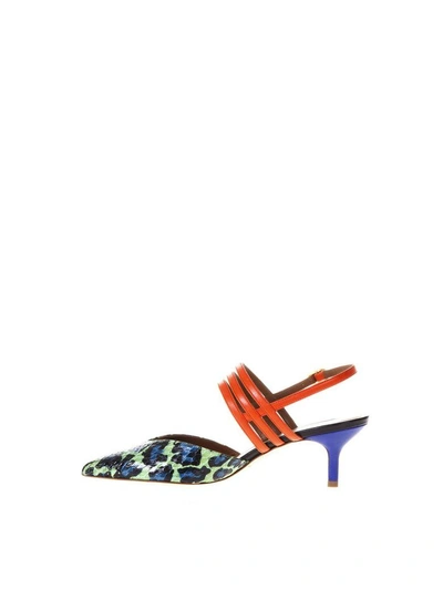 Shop Malone Souliers Liza 1 Multicolor Sandals In Leather