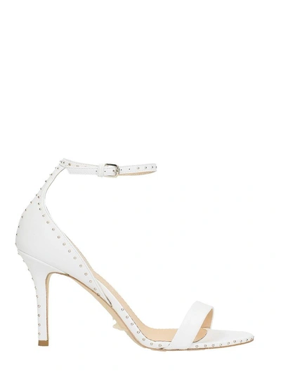 Shop The Seller Studs White Sandals