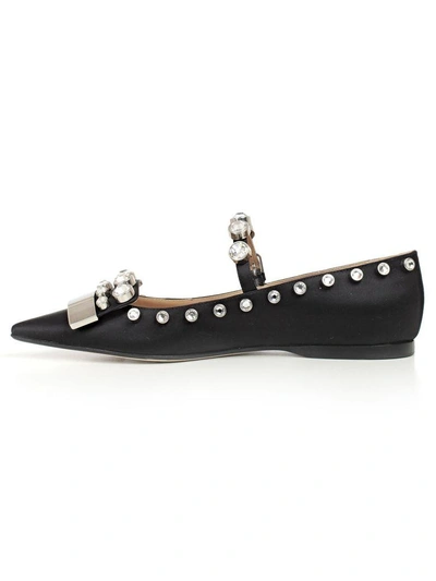 Shop Sergio Rossi Flat Shoes In Black