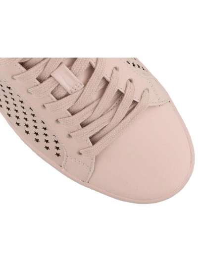 Shop Michael Kors Irving Sneakers In Soft Pink