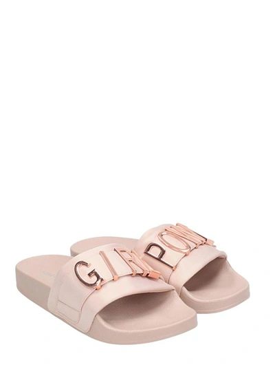 Shop Steve Madden Word Pink Pool Slide In Rose-pink