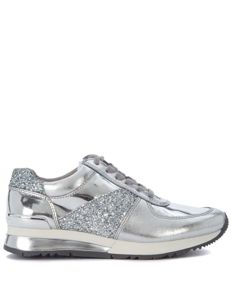michael kors silver glitter sneakers