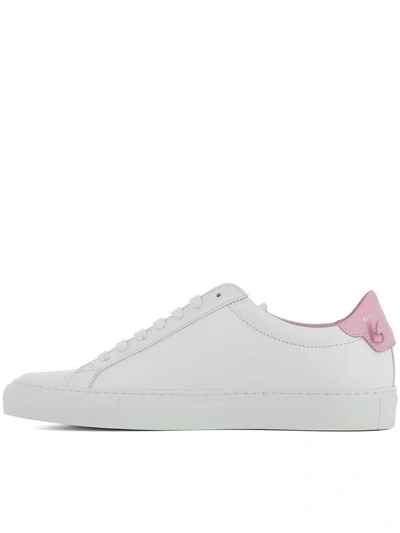 Shop Givenchy White Leather Sneakers