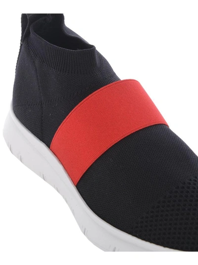 Shop Joshua Sanders Slip-on Sneakers In Nero/rosso