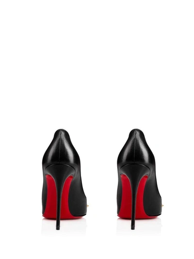 Shop Christian Louboutin Louboutin Pumps In Black Nappa In Black Gold