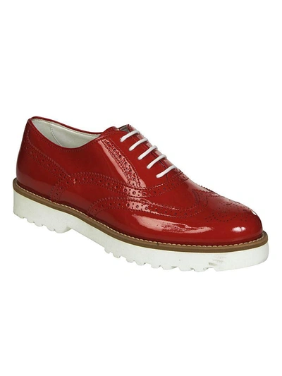 Shop Hogan Lace-up Brogue Shoes