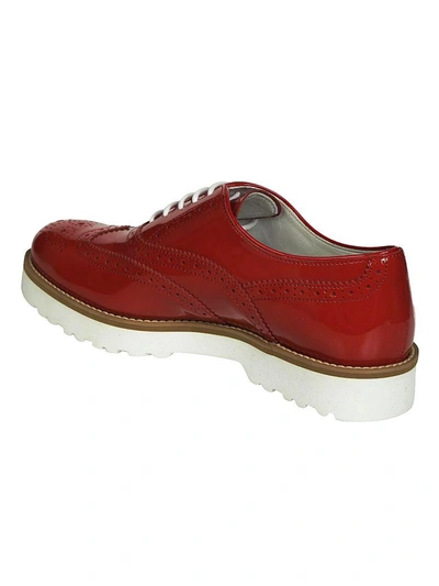 Shop Hogan Lace-up Brogue Shoes