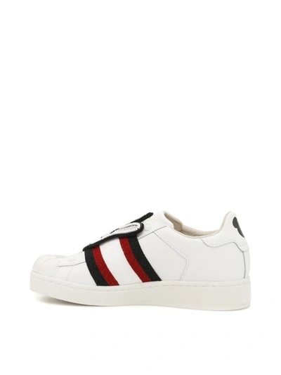 Shop Moa Master Of Arts Disney Sneakers In Bianco (white)