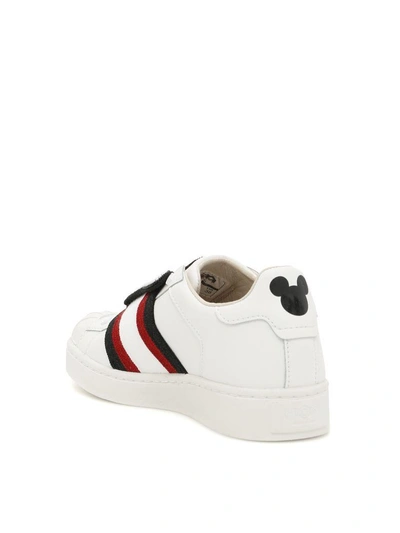 Shop Moa Master Of Arts Disney Sneakers In Bianco (white)