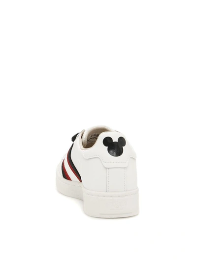 Shop Moa Master Of Arts Disney Sneakers In Bianco (white)