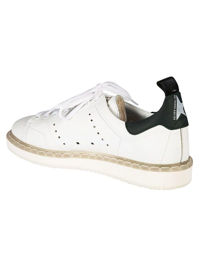 Shop Golden Goose Covered Heel Sneakers In White